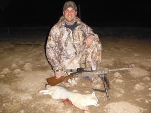 <p>KB style adventures has entered the world of night time predator calling.  A super fun hunt with agood harvest. 1-29-14</p>