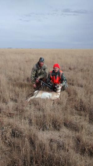 <p>Fine shooting resulted in this nice pronghorn.</p>