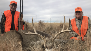 Spot n stalk at its best. Perfect shot placement downed this nice muledeer 