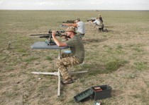 Shooting prairie dogs out at the ranch 2012